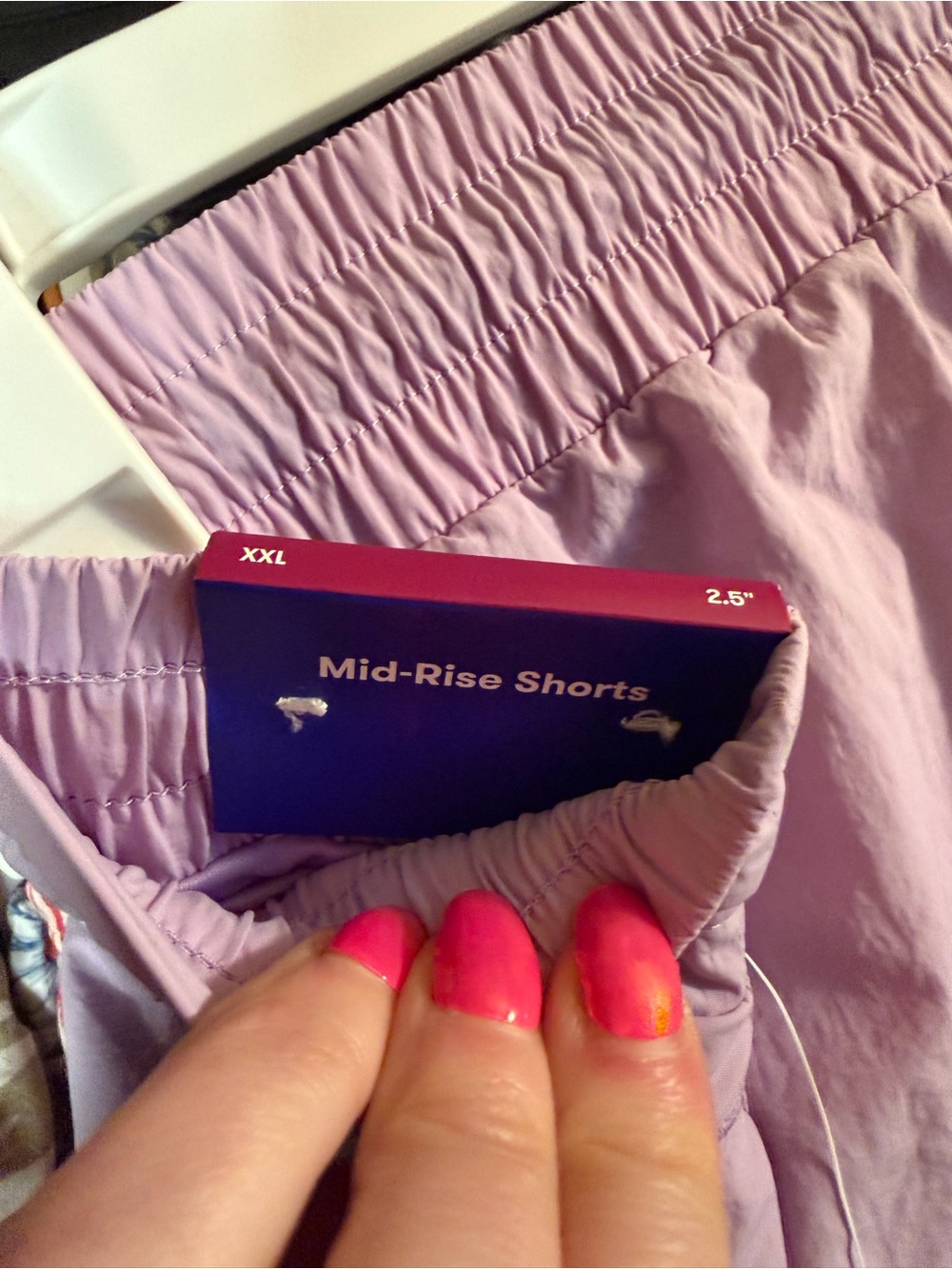 JoyLab Lilac Lace-Trim Athletic Shorts - Picture 7 of 7